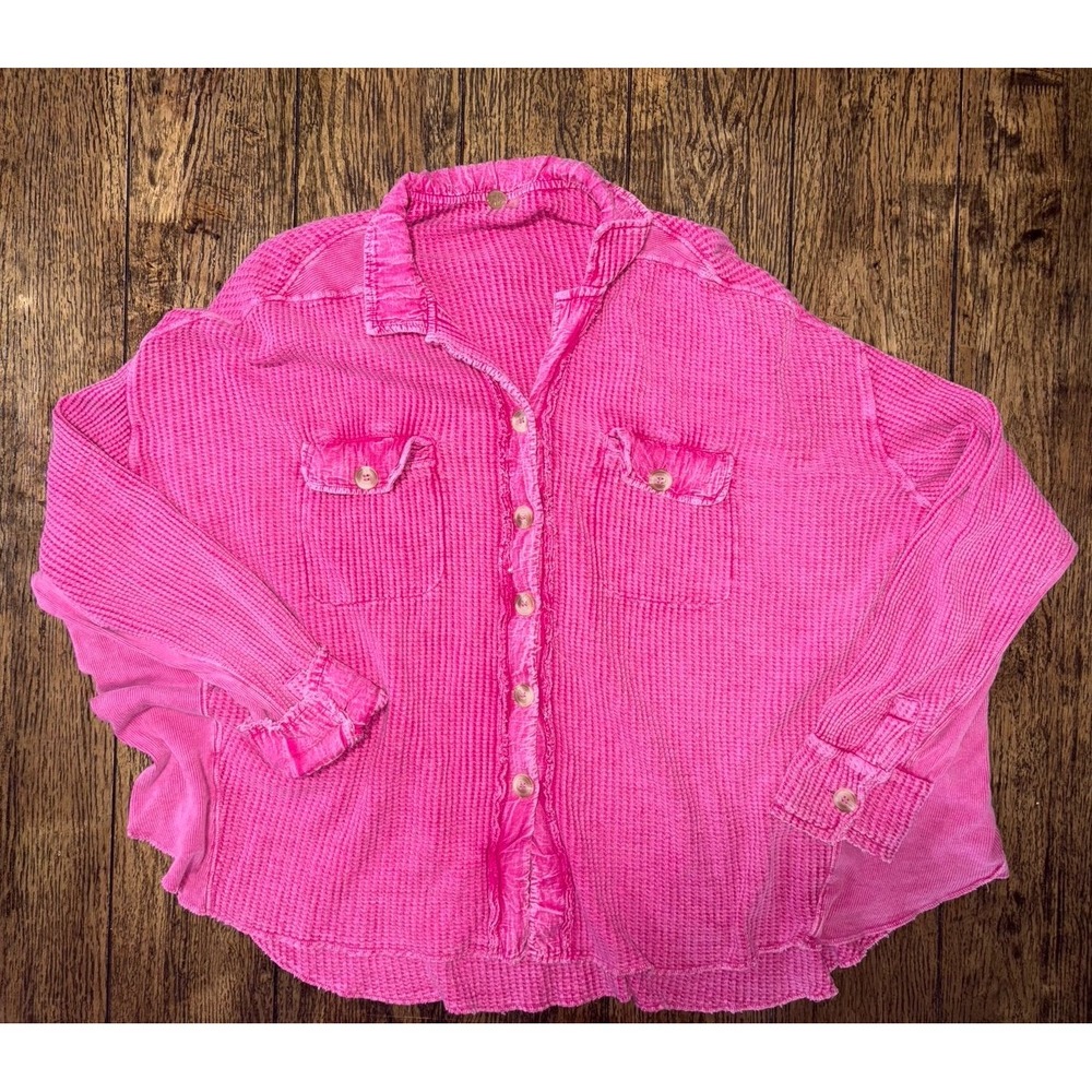 Free people one scout jacket pink